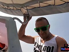 Boat Day Adventure with Teen Asian Girlfriend