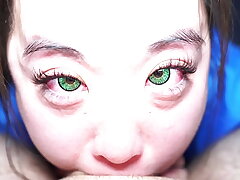 Asian Nurse Gags on My Cock with Deepthroat POV