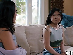 Lulu Chu's First Kinky Threesome with Friends