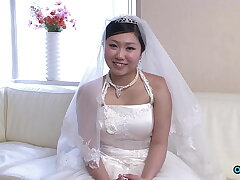 Wedding Gown Intimacy: Asian Wife's Secret Encounter