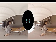 Avery Black Swallows Cum in a Hardcore VR Scene