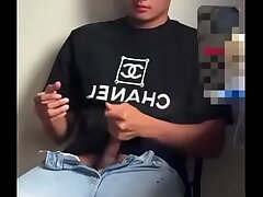 Thai Guy Teases His Hard-On