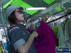 Thai MILF with Tongue Piercing Receives Double Penetration