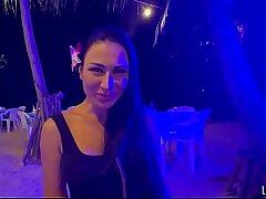 Luna Berg's Dirty Footjob Scene
